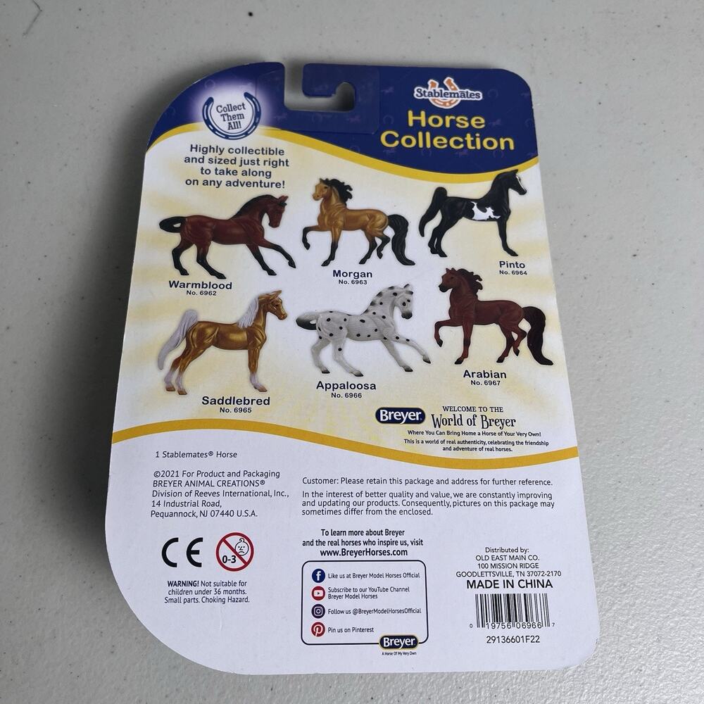 Breyer Stablemates Horse Collection Appaloosa Arabian Warmblood Toy Lot of 3 NEW - Picture 5 of 9